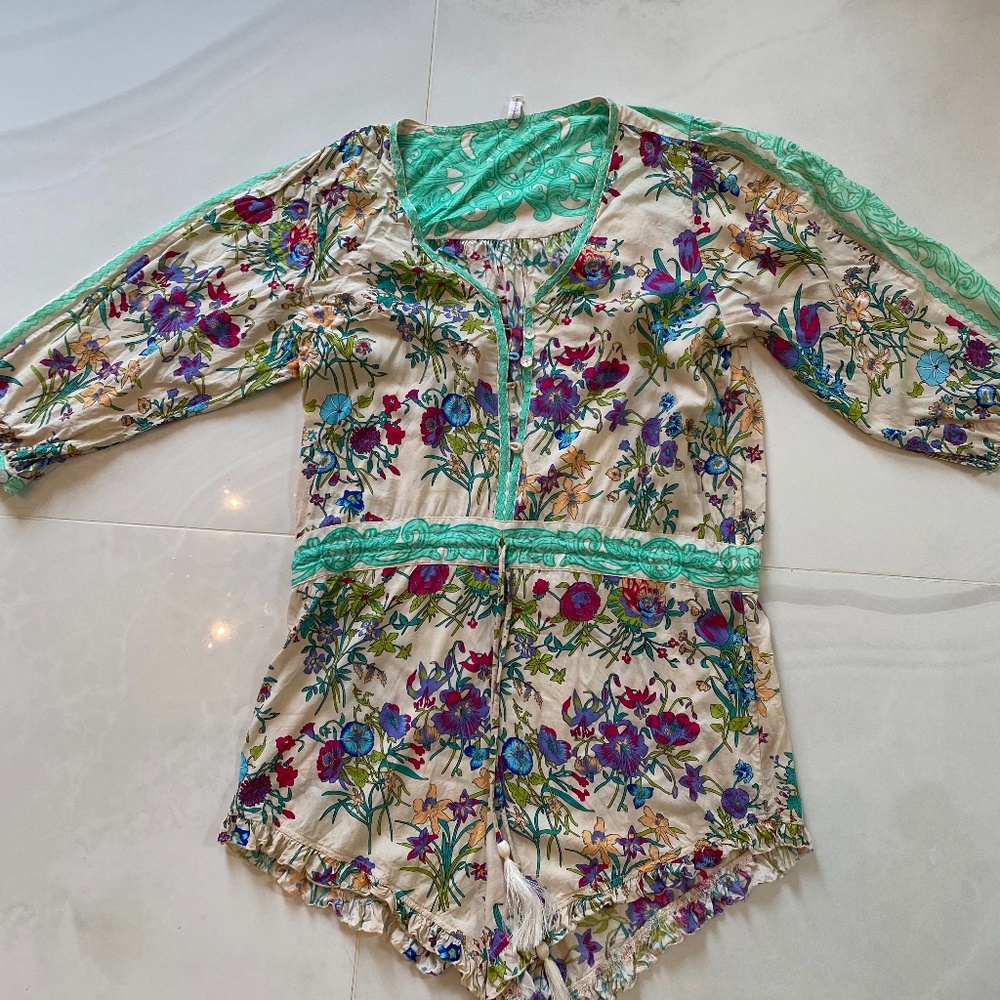 Spell Queen Button Up playsuit